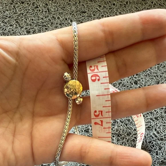 John Hardy Silver Bracelet with Gold - Picture 9 of 9